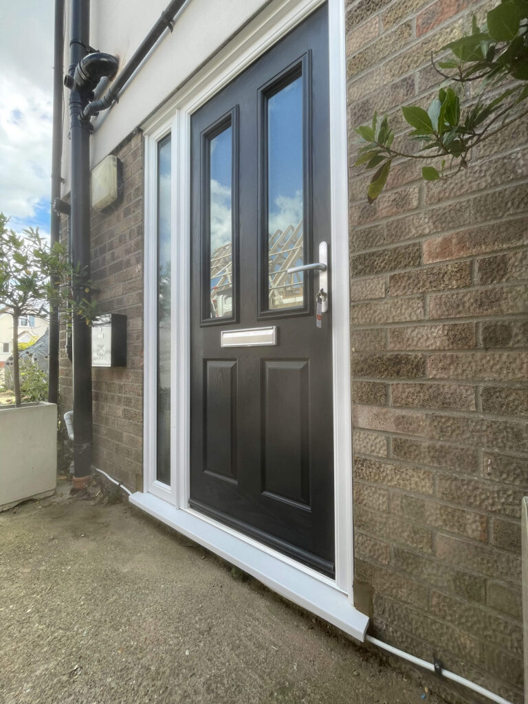 Composite Door Fitters Supply and Fit Black Door Installation
